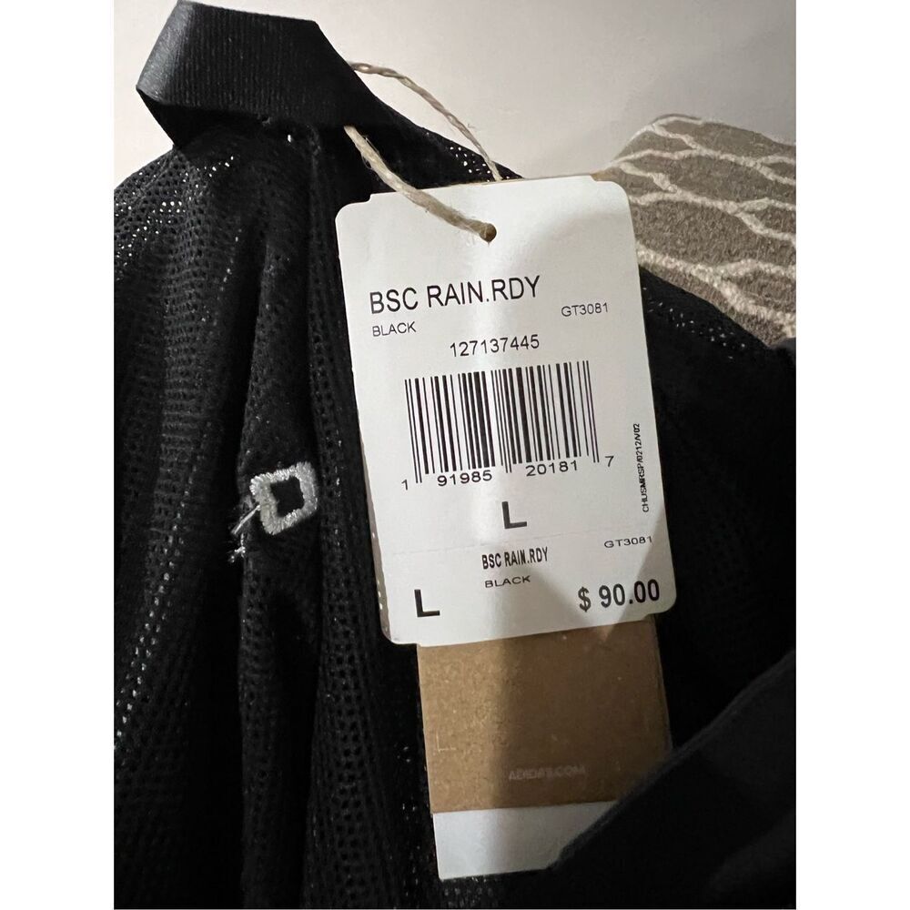 Adidas BSC 3-STRIPES RAIN.RDY Jacket FI0573 Size L ROOS - Picture 4 of 5